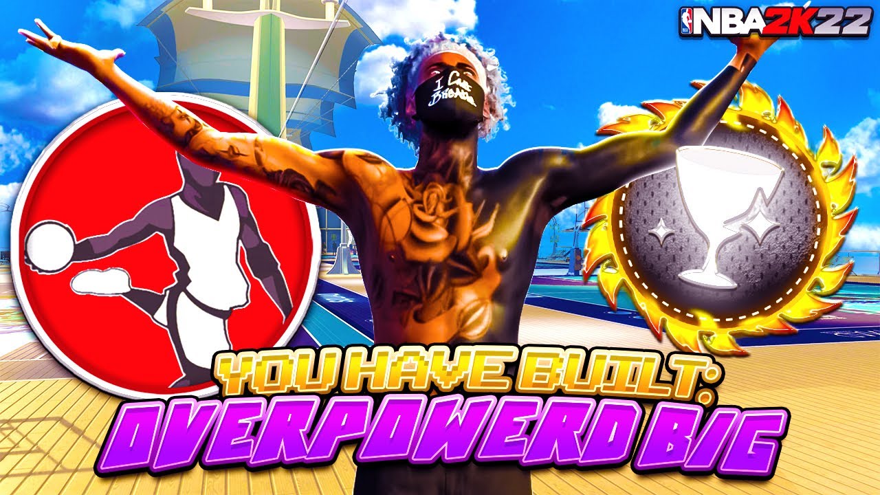 *NEW* BEST INSIDE CENTER BUILD on NBA 2K22 + BEST BADGES! 100 DRIVING