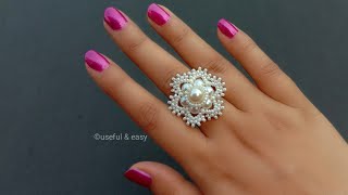 How To Make A Ring At Homepearl Finger Ringjewelry Making Useful & Easy