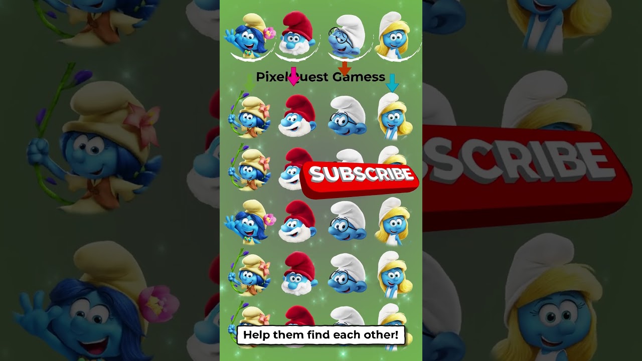 The Smurfs 🔥😍 Challenge 