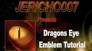 Dragon Eye Tutorial black ops2 emblem