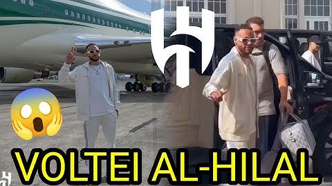 OLHA COMO FOI A VOLTA DE NEYMAR PRO AL-HILAL HOJE😯