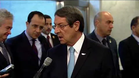 H.E. Mr. Nicos Anastasiades, Greek Cypriot leader on the situation in Cyprus (New York, 7 June 2017)