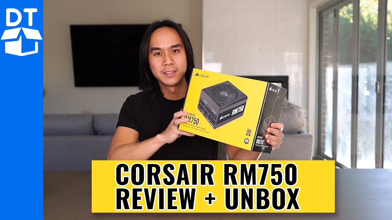 Corsair RM750 80+ PSU - YouTube