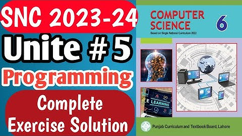 6th class computer new book 2023-24|class 6th computer chapter 5|6 class computer book chapter 5