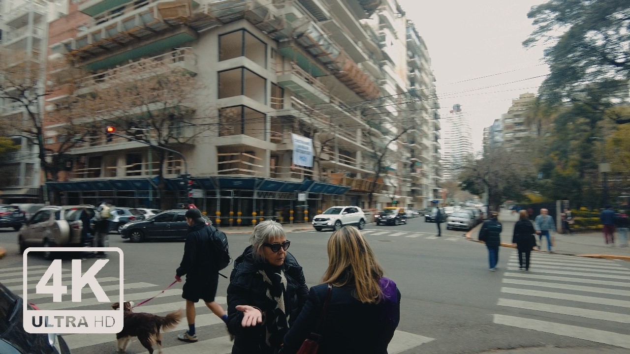 Explota la tarde de viernes en Barrio Norte, Buenos Aires Argentina [4K]