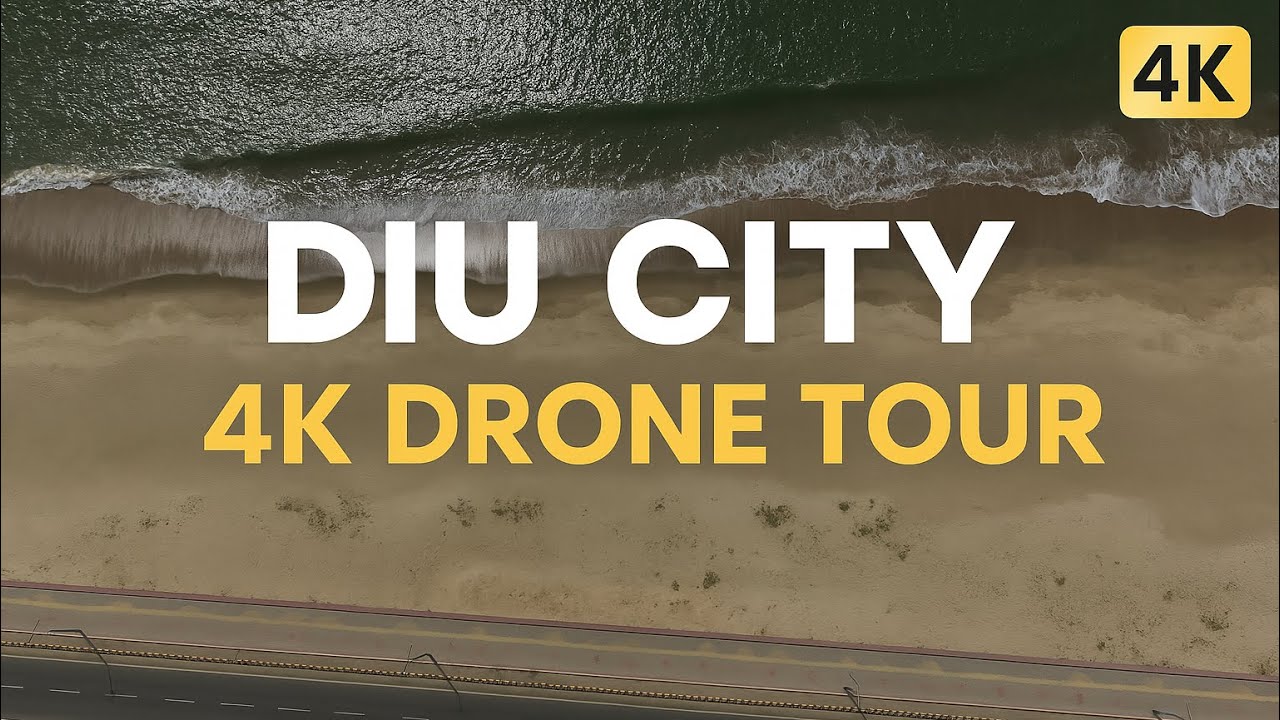 DIU CITY 4K DRONE | Aerial Beauty of India’s Hidden Gem #DiuCity #DiuDrone #DiuTour #TravelIndia