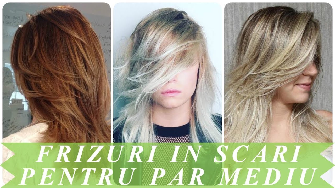 Frizuri In Scari Pentru Par Mediu 2018 Youtube