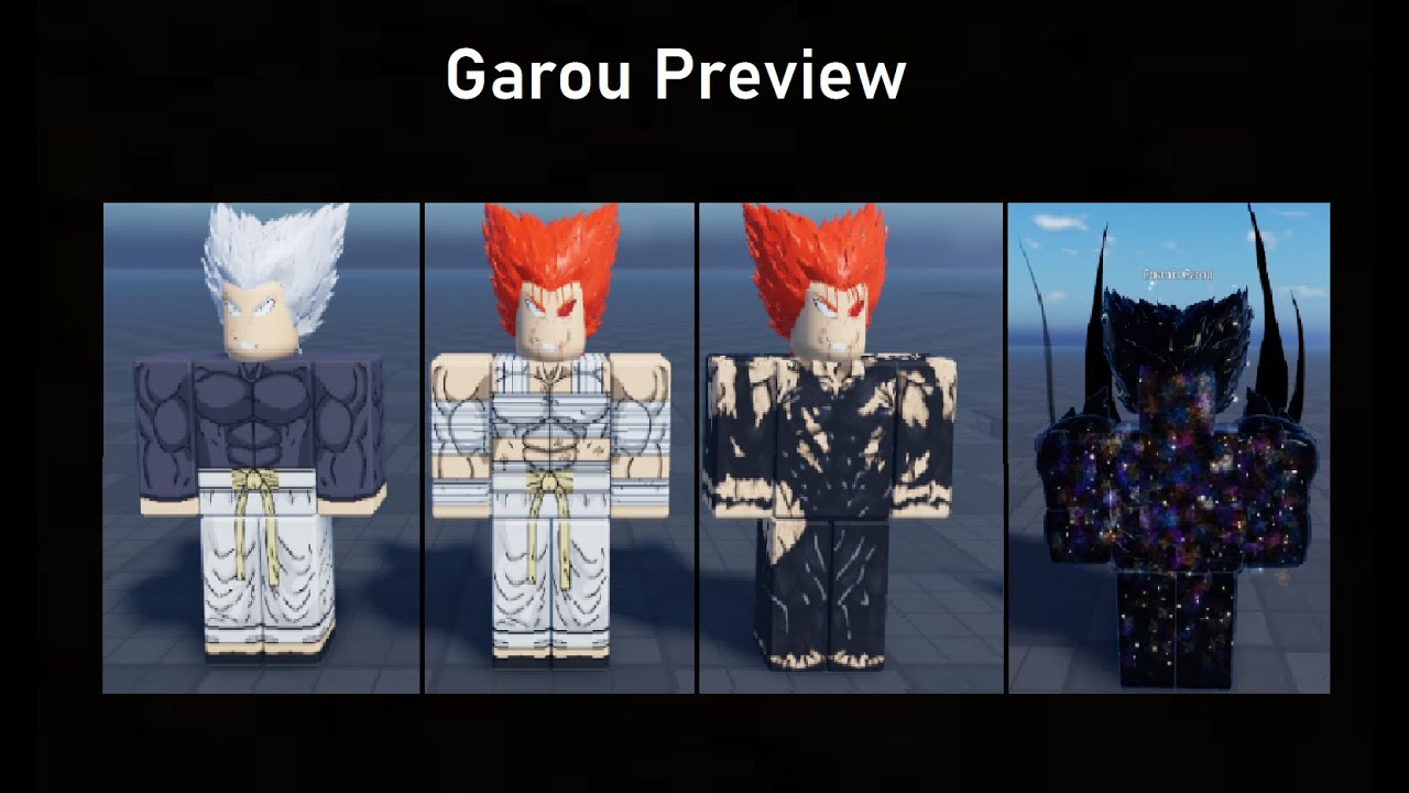 Becoming COSMIC GAROU in Roblox Saitama Battlegrounds 