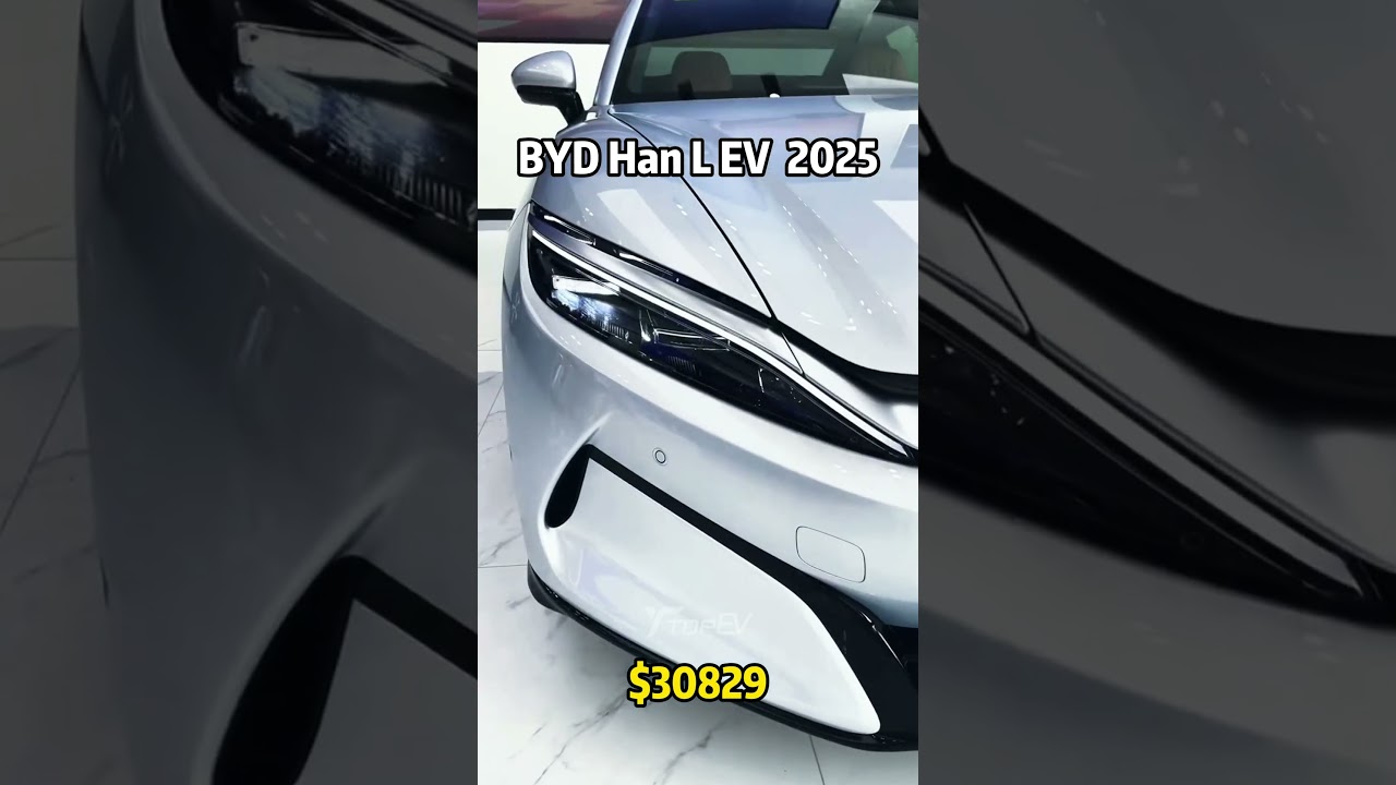 BYD Han L EV разгоняется до 100 км/ч всего за 2,7 секунды — быстрее, чем Xiaomi SU7!