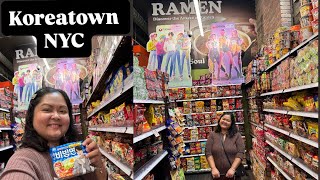 Koreatown NYC H Mart Shopping
