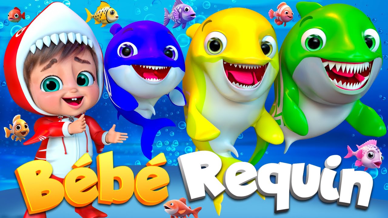 Bébé Requin Chante et Danse | Comptines Et Chansons | À Bébé Chanson @SuperLucaLEFrancais