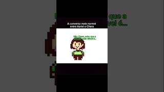 Chara não tá com pensamento puro. Áudio original: @VoiceMakers #memes #humor #undertale