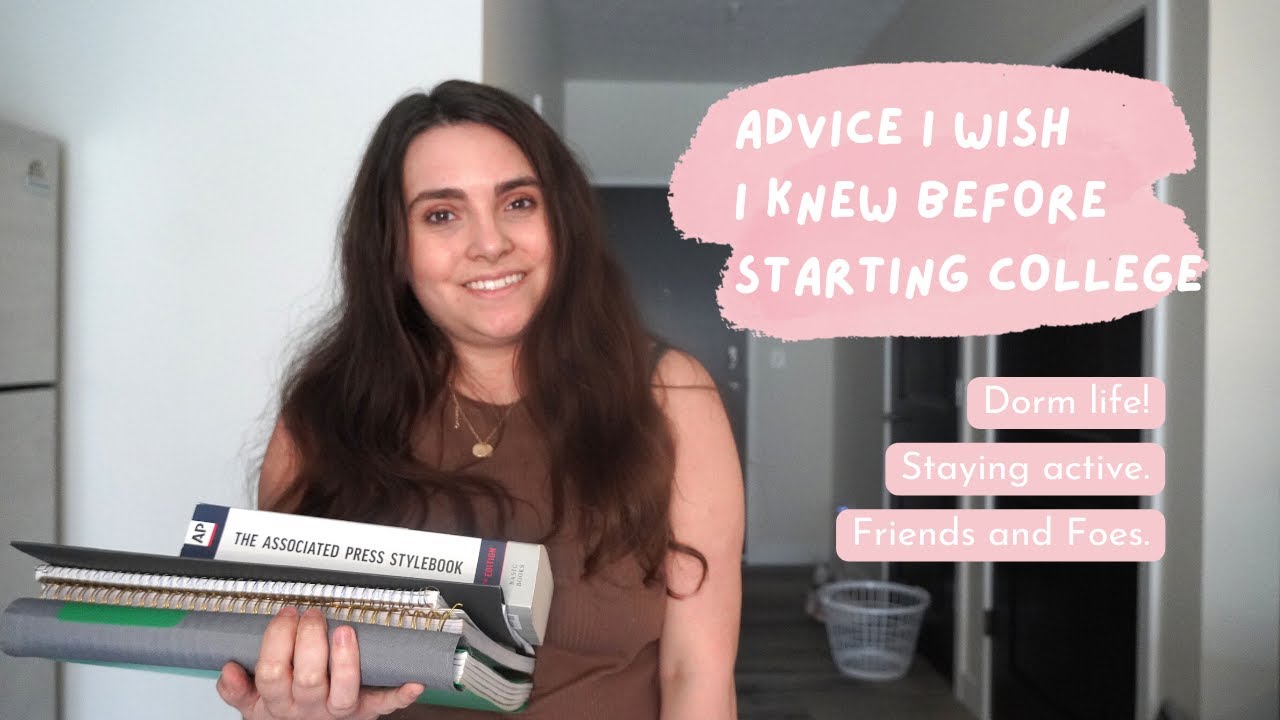 Advice I Wish I Knew Before Starting College: Advice from a senior