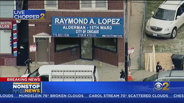 Ald. Raymond Lopez Reports Third Attack In Month; Brick Thrown Through Office Window
