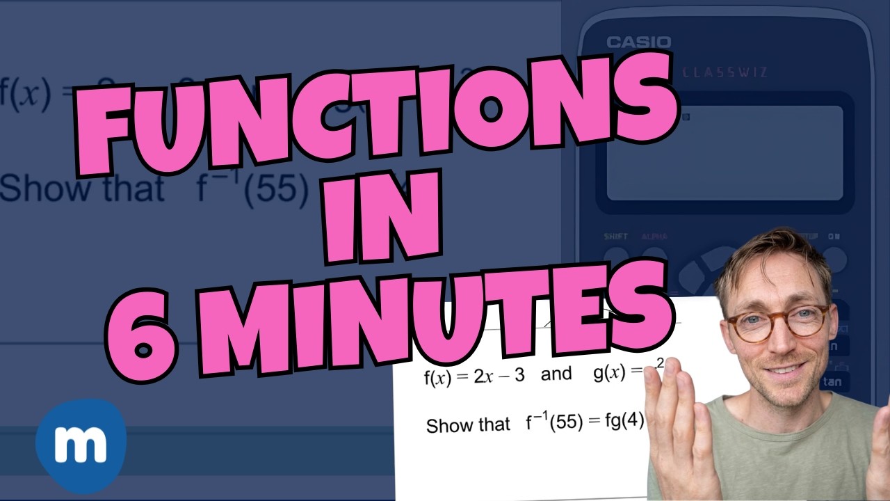 Functions In 6 Minutes | Step-by-Step GCSE Maths Trick! - YouTube