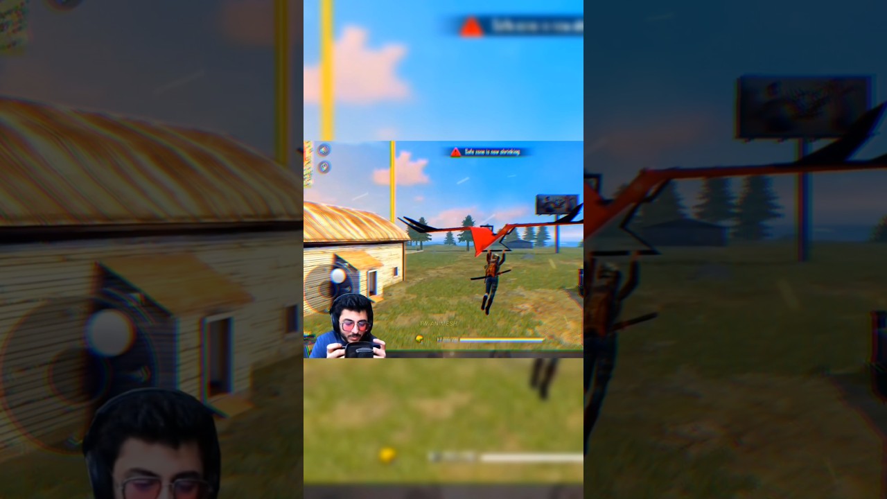 Carry minati Fast time Glider Use reaction 🥺 !! 