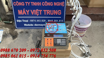 Máy chiết rót 4 vòi | Việt Trung