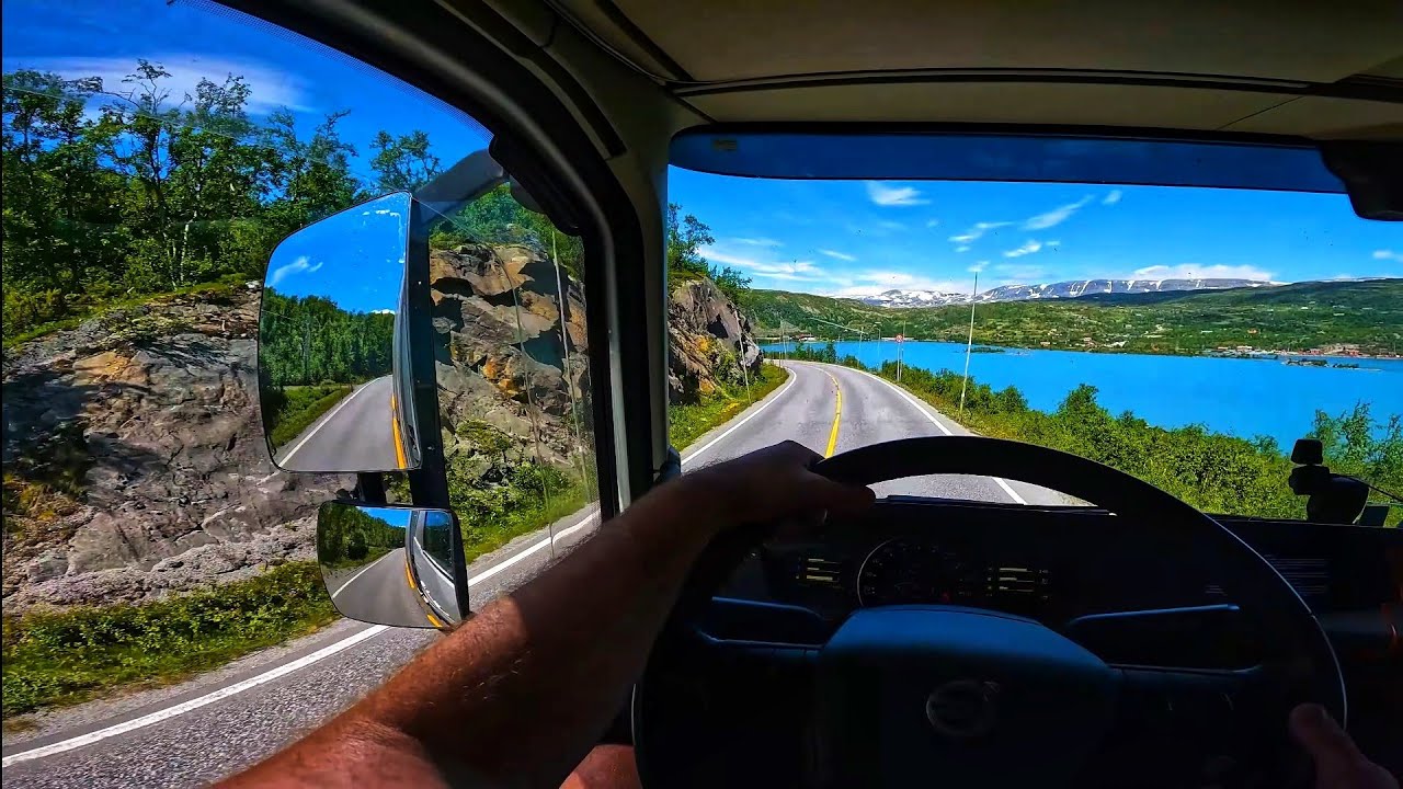 Hardangervidda The beauty of the endless wilderness - The largest plateau in Europe 4K60 POV Truck