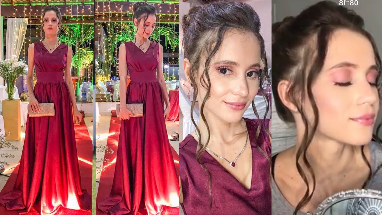 ARRUME SE COMIGO MADRINHA DE CASAMENTO: maquiagem, penteado e vestido -  thptnganamst.edu.vn