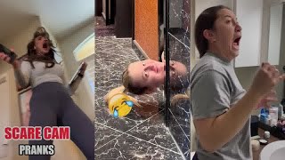 🤣🤣 SCARECAM Pranks Reaction 2024 #05 |😁🤣 Funny Scare Pranks/Jumpscare/Funny Videos