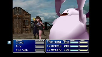 Final Fantasy VII - Side Quest - Cait Sith Limit Breaks