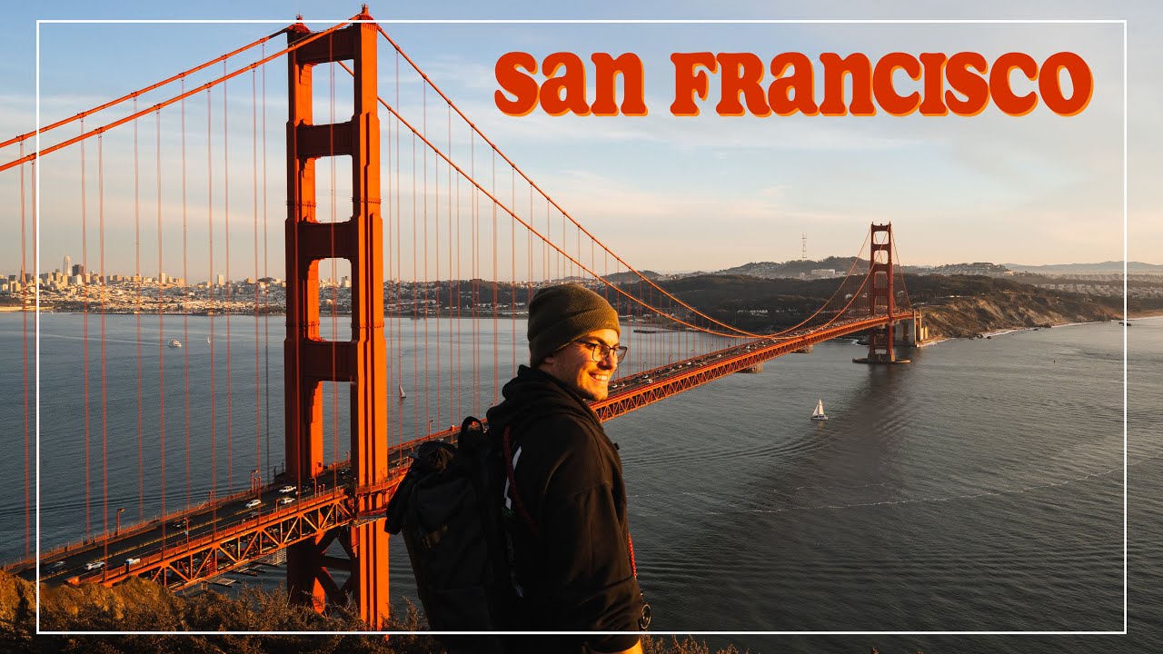 4 days in San Francisco | Golden Gate Bridge, Viewpoints & Baker Beach