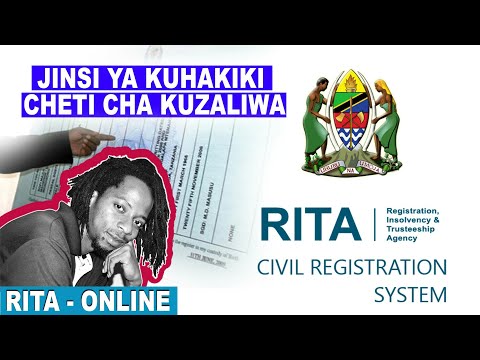 Video: Jinsi Ya Kutoa Cheti Cha Kuzaliwa Kwa Mtoto