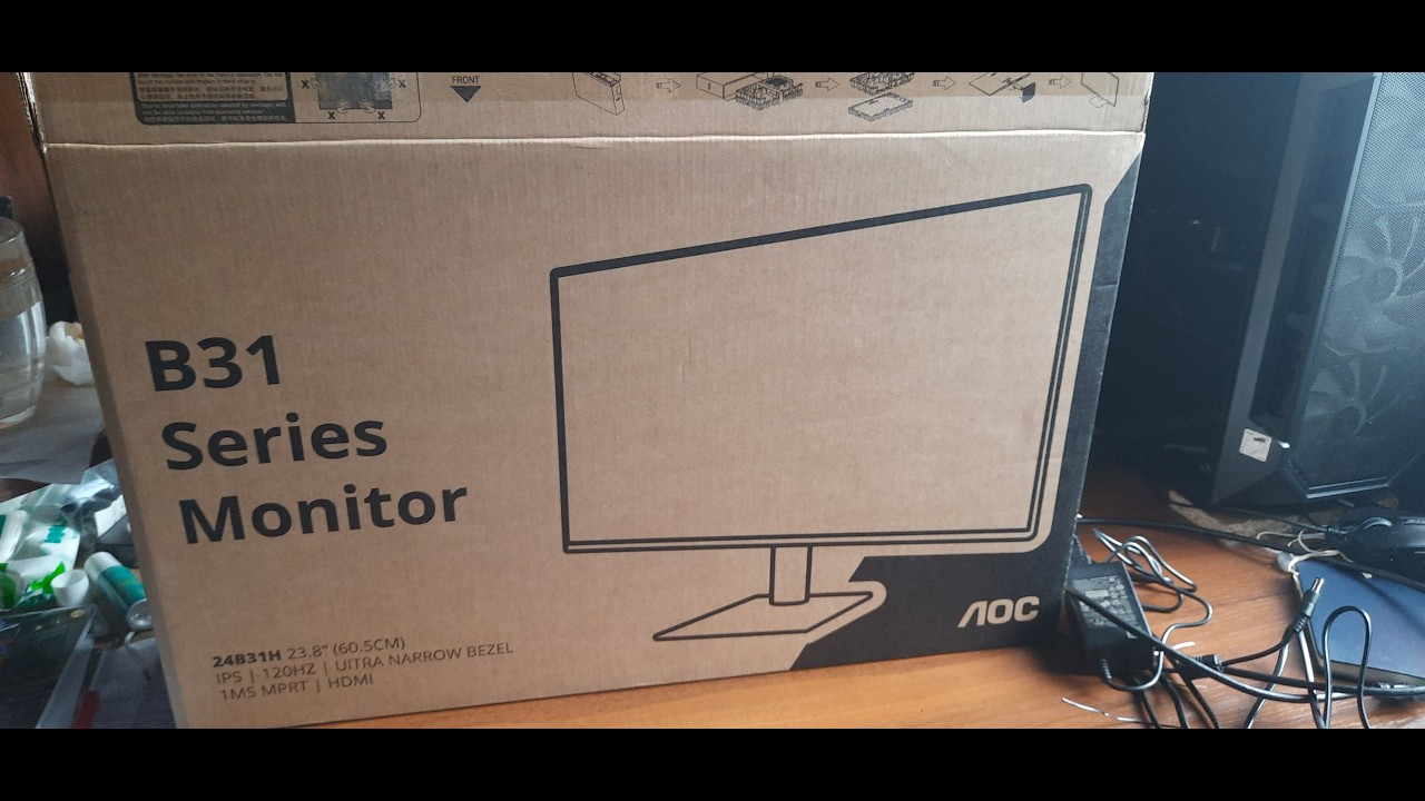 AOC 24B31H - Розпакування й тест бюджетного монітора