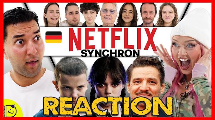 REACTION - SAG MIR welchen Netflix Charakter Ich spreche [von Datteltäter]