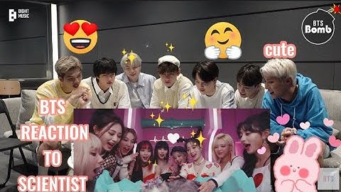 BTS Reaction to TWICE-"SCIENTIST" M/V