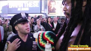Mr Pregnant Battles Mall Security - NYPD and FBI Agents