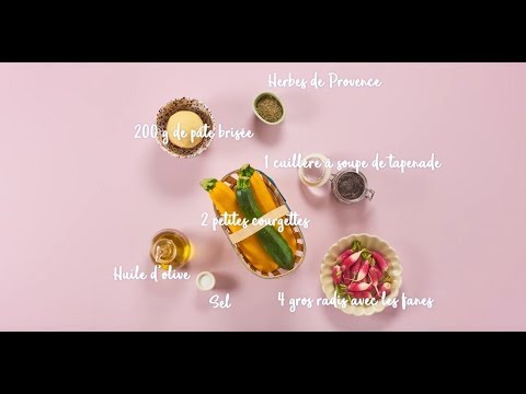 recette-de-tartelettes-à-la-courgette-en-forme-d’escargot