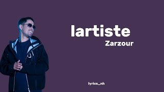 Lyrics - Lartiste - Zarzour