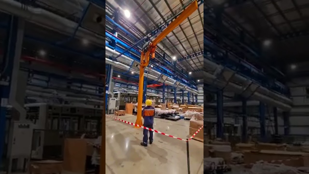 Jib Crane 360 Degree Rotation YouTube