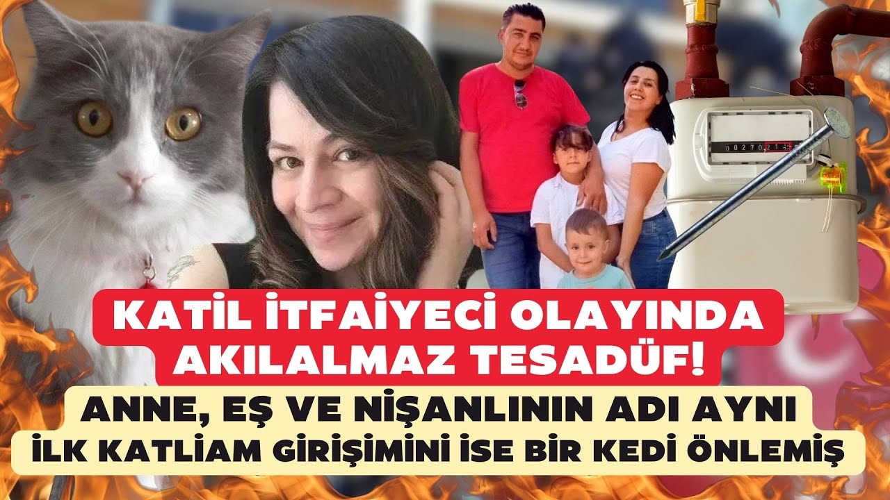 Anne, eş ve nişanlının adı aynı! Karısı ve 2 çocuğunu yakan katil itfaiyecinin akılalmaz tesadüfü