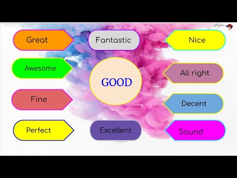 Good Synonyms | Синонимы к слову 'Хороший' на английском