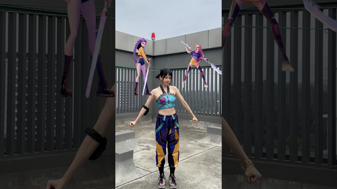 WAIT FOR IT! If Mystery and Zoey argue🗣️: #zoey #kpopdemonhunters #mystery #cosplay #funny