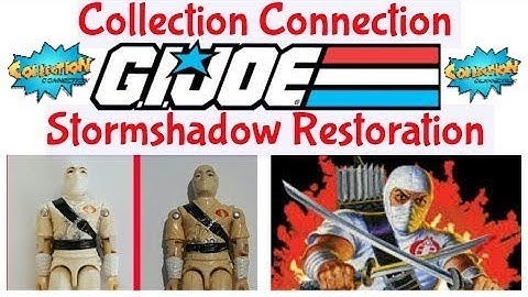 GI Joe 1984 Storm Shadow restoration by Collection Connection