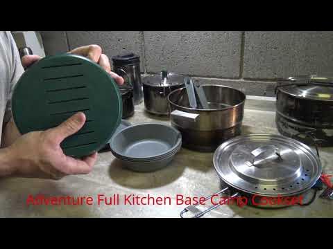 Stanley Adventure Full Kitchen Stainless Steel Base Camp Cook Set