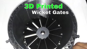 3D Printed Adjustable Wicket Gates Assembly of Kaplan / Propeller Turbine | Final Year Project
