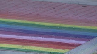 Pride colors reemerge in Montrose hours after Houston removes rainbow crosswalks