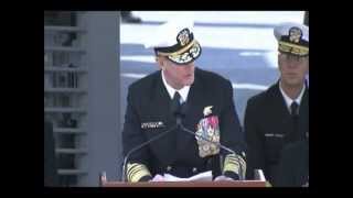 USS Michael Murphy DDG-112 Commissioning - Admiral Bill McRaven