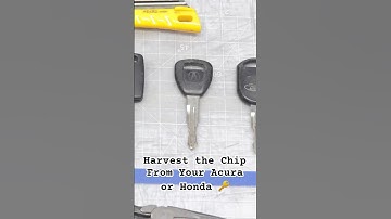 FASTEST Way to Remove the Transponder Chip From Your Acura or Honda Key 🔑