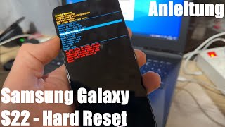 Samsung Galaxy S22 / S22+ / S22 Ultra Hard Reset bei Funktion Verlust oder Fehlfunktionen Anleitung screenshot 4