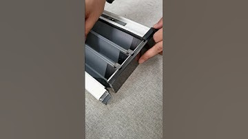 All Aluminum Partition Door, Push and Pull Smooth #qiangning