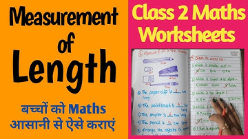 Measurement of Length | Measurement of Length for Class 2 | Class 2 Maths Worksheets