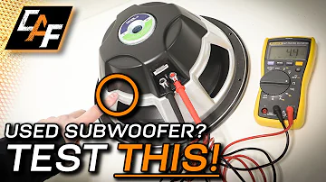 Buying USED Subwoofer? Test & Check THIS!