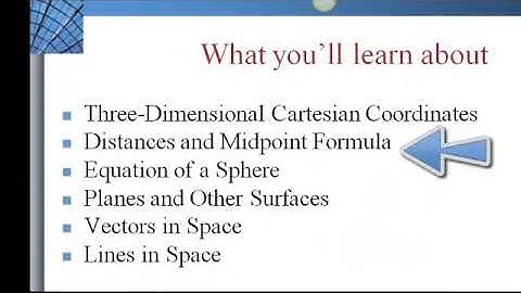 Three Dimensional Cartesian coordinate process