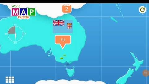 Australasia, easiest part of world map puzzle, 25 Nov, 2025