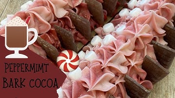 Making Peppermint Bark Cocoa Soap Cold Process | 🍫 LUNA FAE CREATIONS